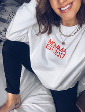 Load image into Gallery viewer, Personalised Momma EST Sweatshirt
