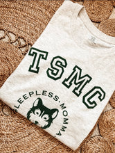 Load image into Gallery viewer, The Sleepless Momma Club Varsity Tee
